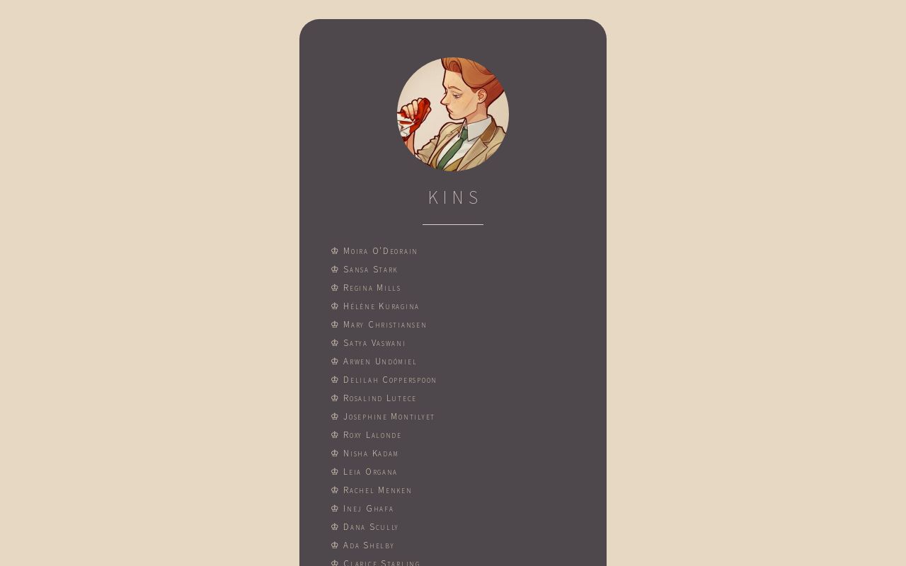 Carrd profile picture for @kittens